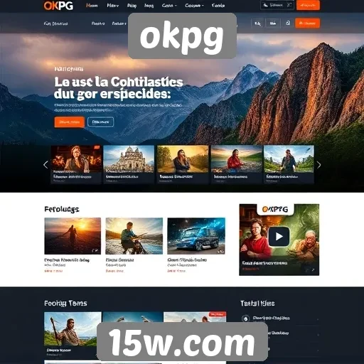 O novo layout do site okpg melhora a experiência do usuário